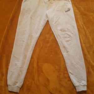 Puma Light Grey Joggers